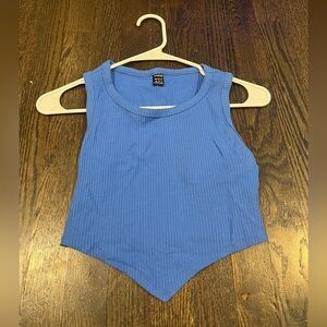 Rib knit crop tank